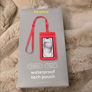 Heyday Red Waterproof Phone Pouch